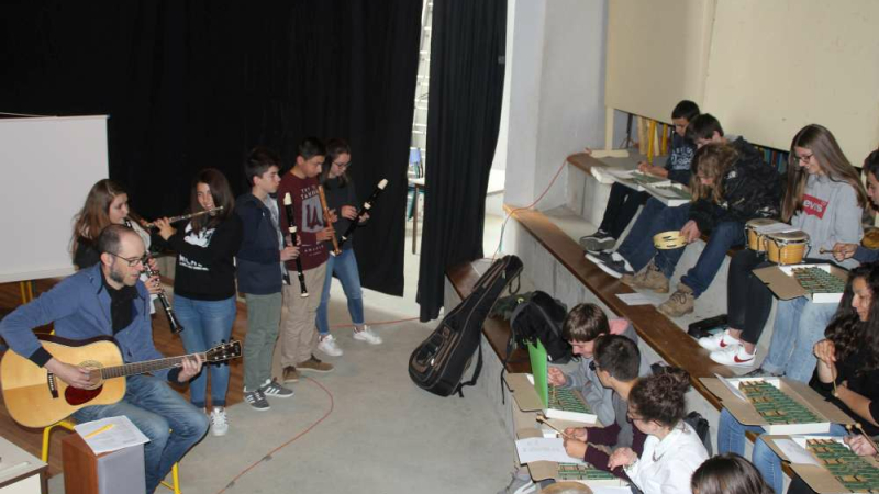 Cazaubon : Bob Dylan et les collégiens 