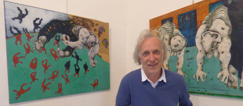 Jean François Bottolier expose à l'Ane bleu