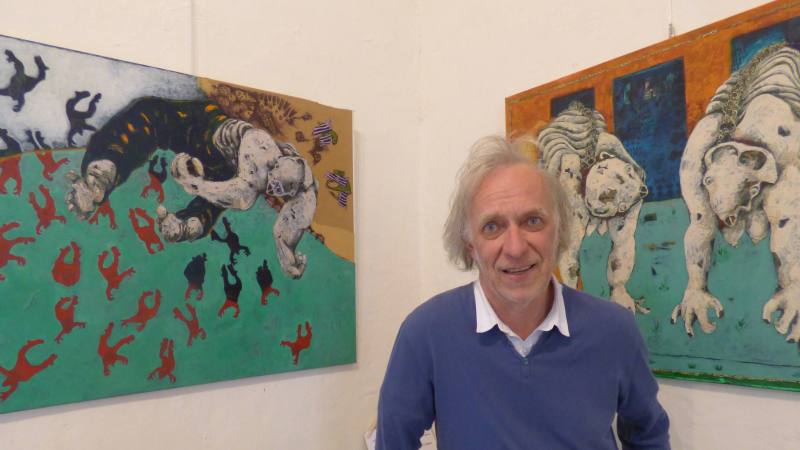 Jean François Bottolier expose à l'Ane bleu