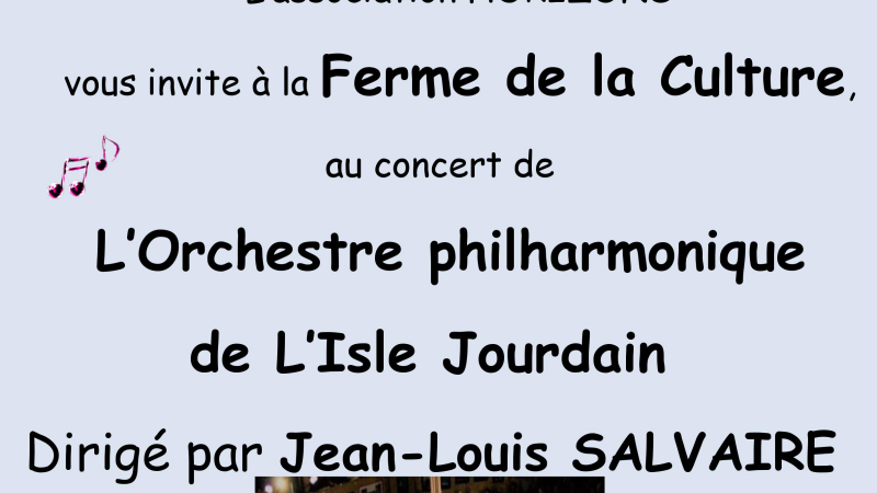 Touget :  Concert de la philharmonique de l'Isle-Jourdain