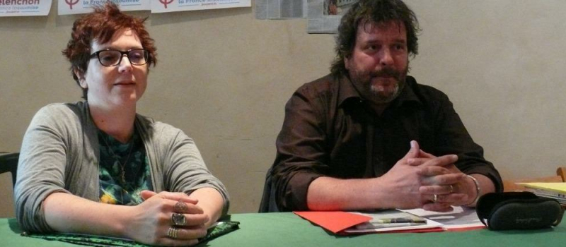 "La France insoumise" a présenté ses candidats pour la 1ère circonscription du Gers, ce seront Pascal Pénétro et Sophie Buys