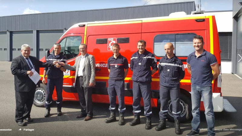 Nouvelle ambulance pour le centre de secours