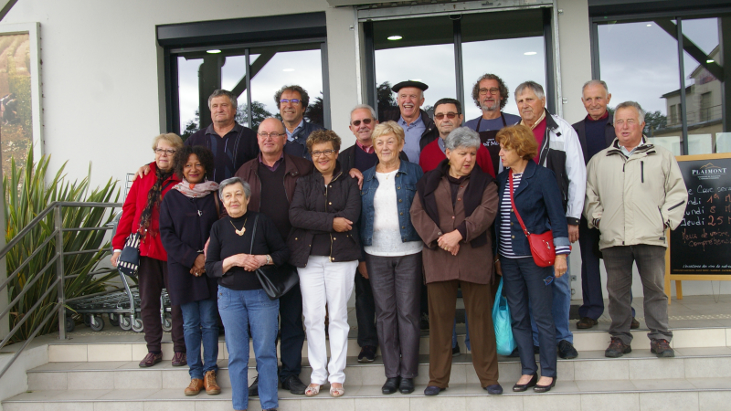 Les "Amis du Madiran et du Pacherenc"  visitent le territoire du Saint-Mont 