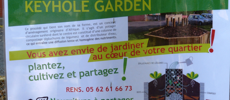 AUCH : les jardins en trou de serrure.