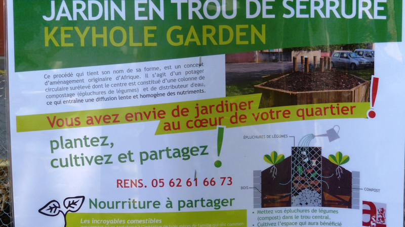 AUCH : les jardins en trou de serrure.