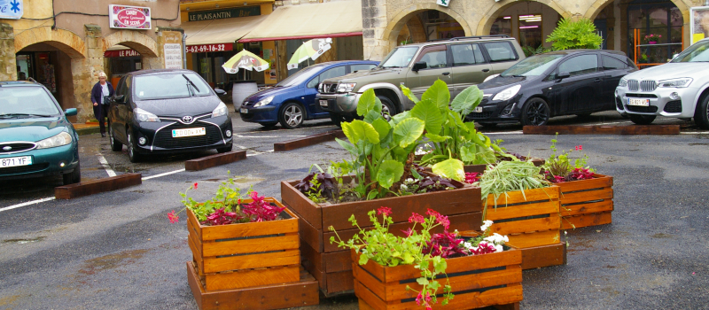 Les baquets fleuris de "Julie"
