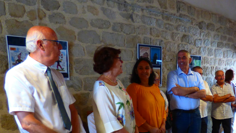 Marciac :  la belle inauguration du Salon de la caricature
