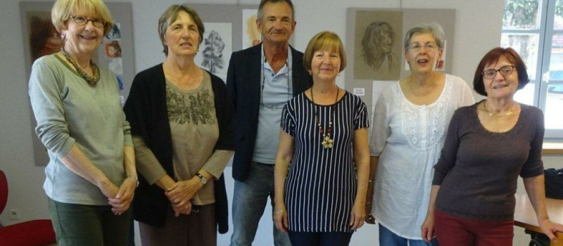 Peintures et dessins des ateliers d'AMAGe etde l' l'UTL révèlent le talent  de leurs auteurs 