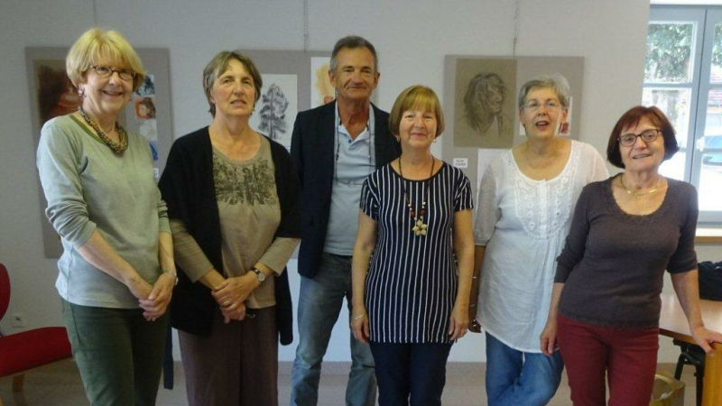 Peintures et dessins des ateliers d'AMAGe etde l' l'UTL révèlent le talent  de leurs auteurs 