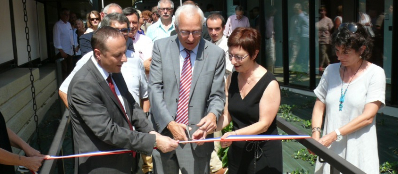 Le préfet Pierre Ory et le directeur de la Direccte Occitanie, Christophe Lerouge, ont inauguré les nouveaux bâtiments de l'unité départementale