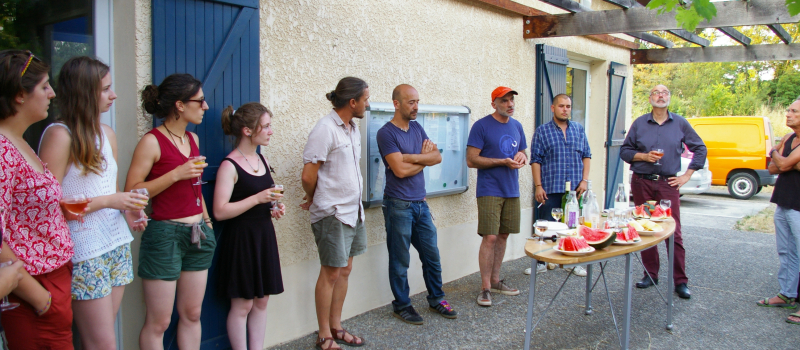 À la Maison de l'eau de Jû-Belloc le 21 juin 