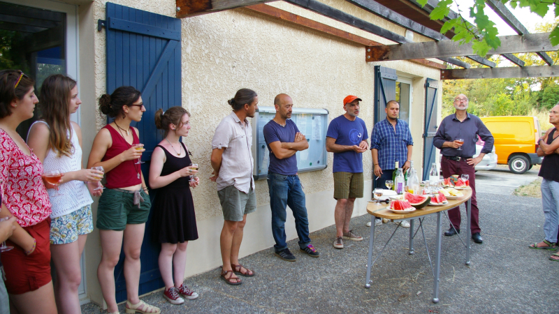 À la Maison de l'eau de Jû-Belloc le 21 juin 