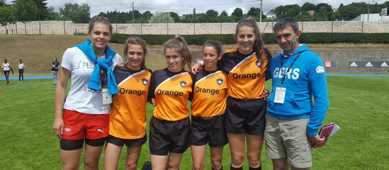 Les gersoises au révélateur du niveau national du rugby féminin