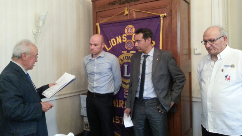 Mirande  Rémi Léchaudé vient épauler le Lions Club