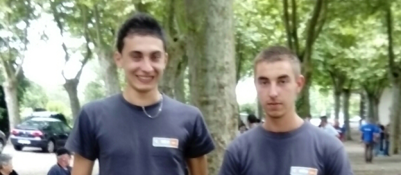 Pétanque Amicale Mirandaise les jeunes prometteurs.