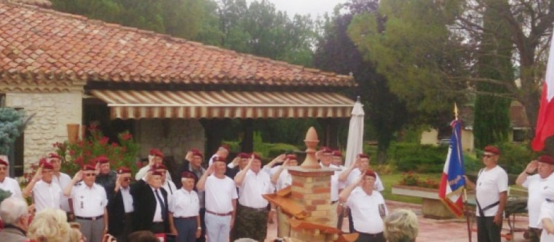 Rassemblement 2017 des parachutistes du Gers au Domaine de la Tour de Pérès à Ayguetinte