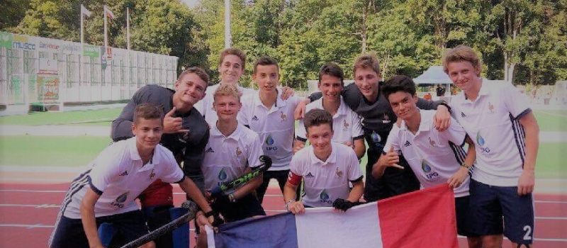Lucas MONTECOT  devient Vice champion d'Europe de hockey 