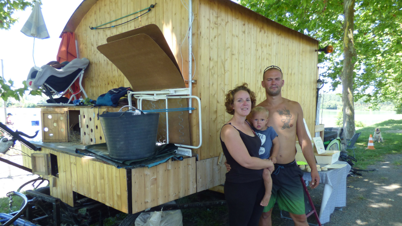 Marciac une caravane insolite