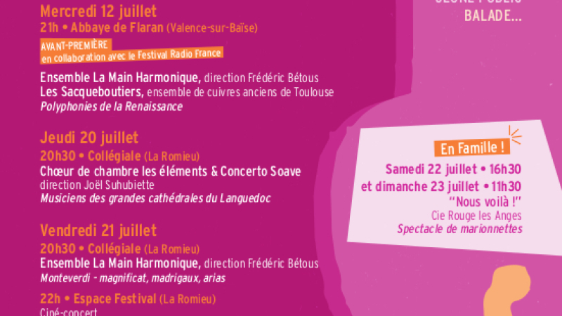 LA ROMIEU: Musique en chemin 