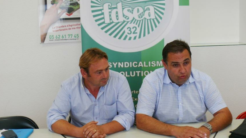 Christian Cardona, élu président de la FDSEA du Gers