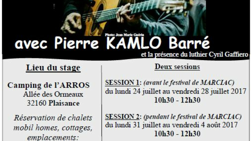 Stage de jazz manouche au camping 