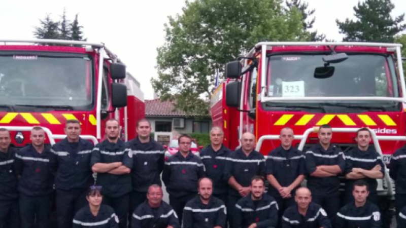 Des sapeurs pompiers gersois en renfort sur les feux de forets du midi