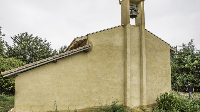 Magnan – Chapelle de Daunian: le plus gros est fait