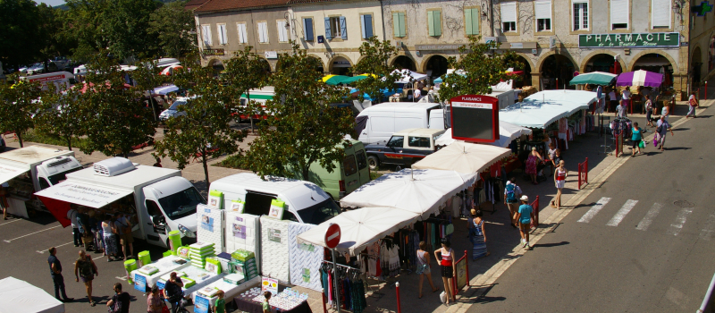 Le joli marché de Plaisance 