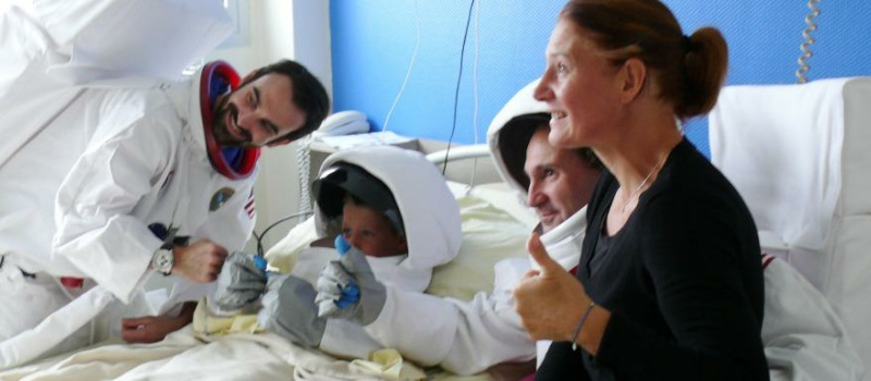 Des astronautes ont atterri au service pédiatrie de l'hôpital d'Auch  