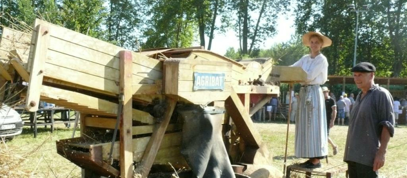 Auterrive : Fête des moissons et battage à l'ancienne