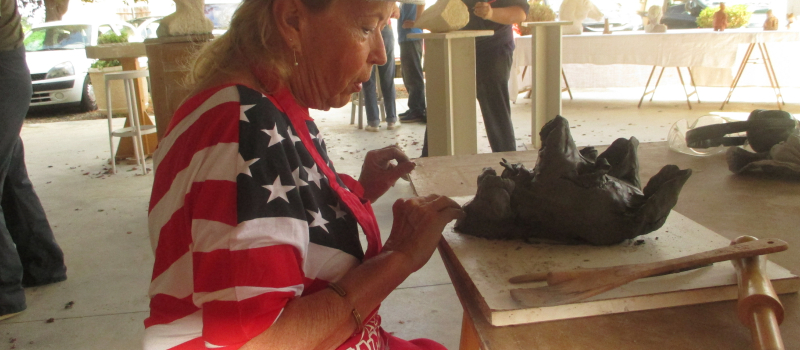 Mourède :Atelier de sculptures