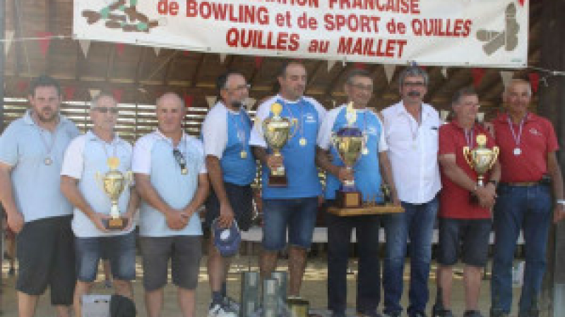 Gers : Championnats de France de quilles au maillet par équipes