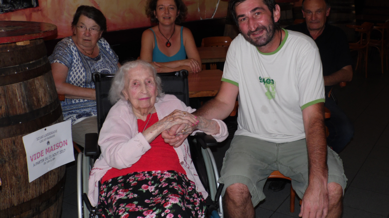 Les cent six ans de "Bibise" Burgorgue 