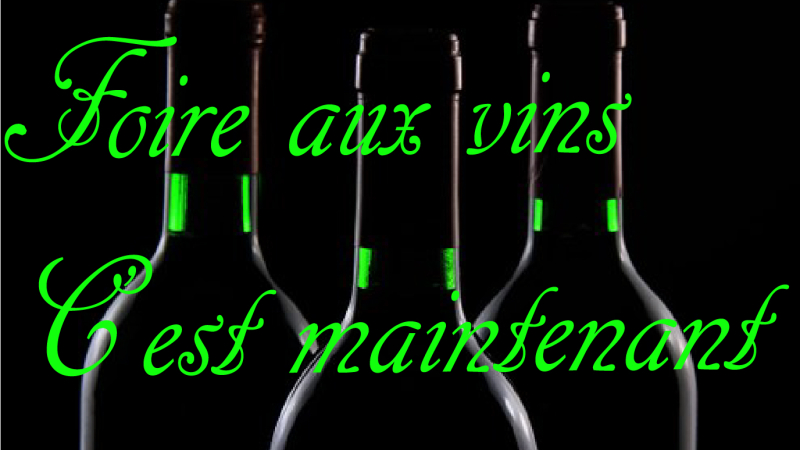 les foires aux vins une aubaine  ? 