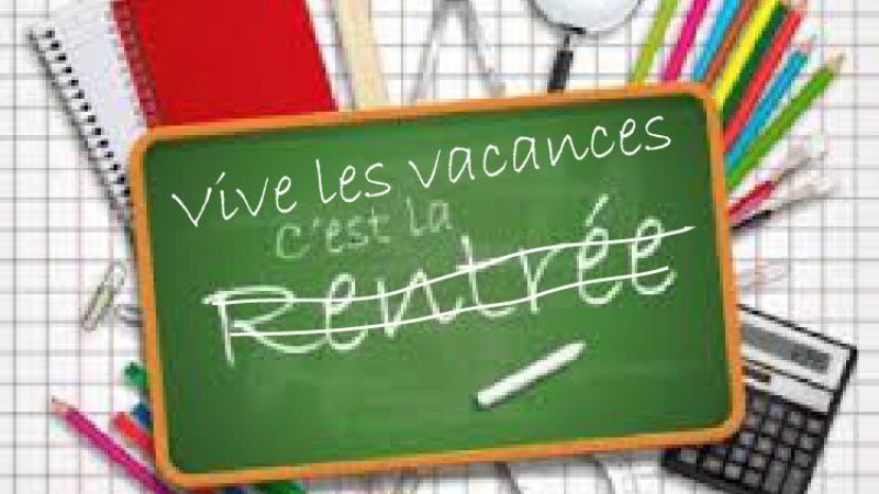 Vivement les vacances !