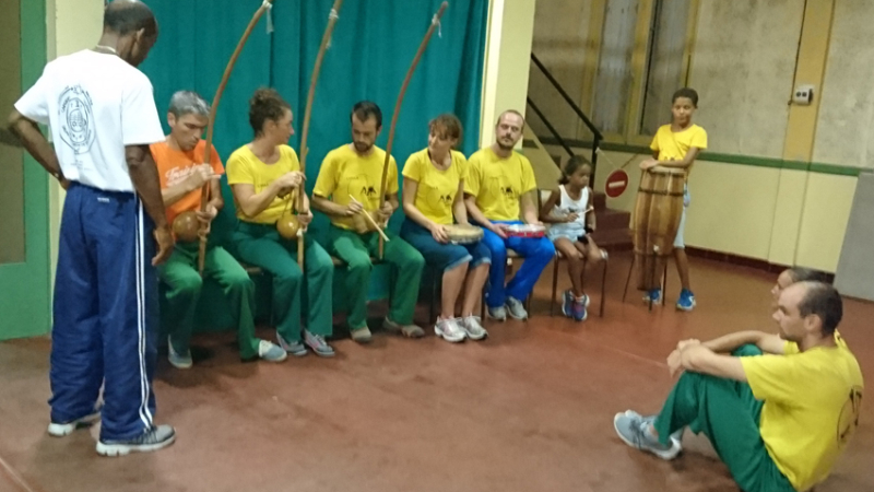 Art martial afro-brésilien, la Capoeira a son école à Pessan