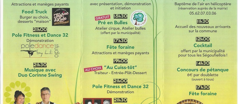 SEGOUFIELLE - Fête et Forum des associations ...tout un programme !