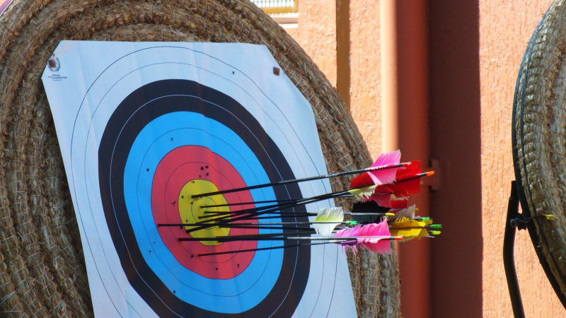 Les archers à l'entraînement
