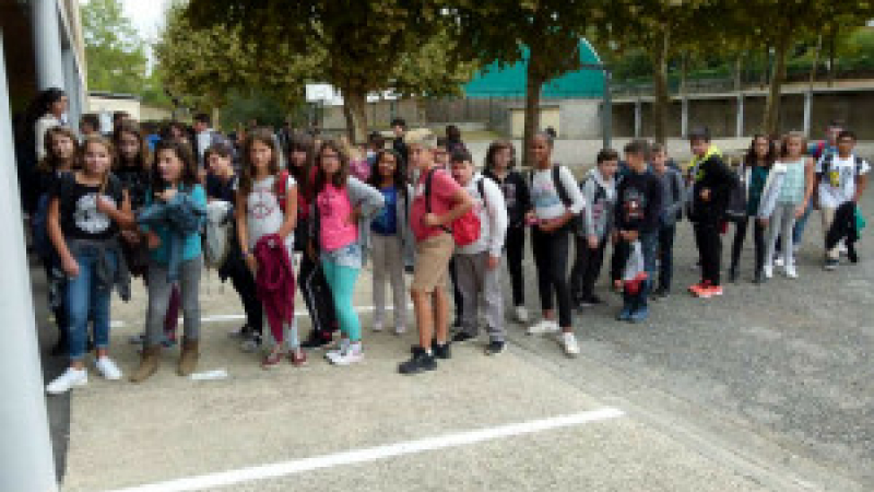 La rentrée au collège du lac de l’Uby