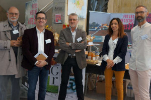 Docteur Bernard Augustin du CDOM32, Michel Mahé de l’ARS32, Philippe Diana et Aurélie Gabriel de la CPAM32, Docteur J-Marc Castadère.