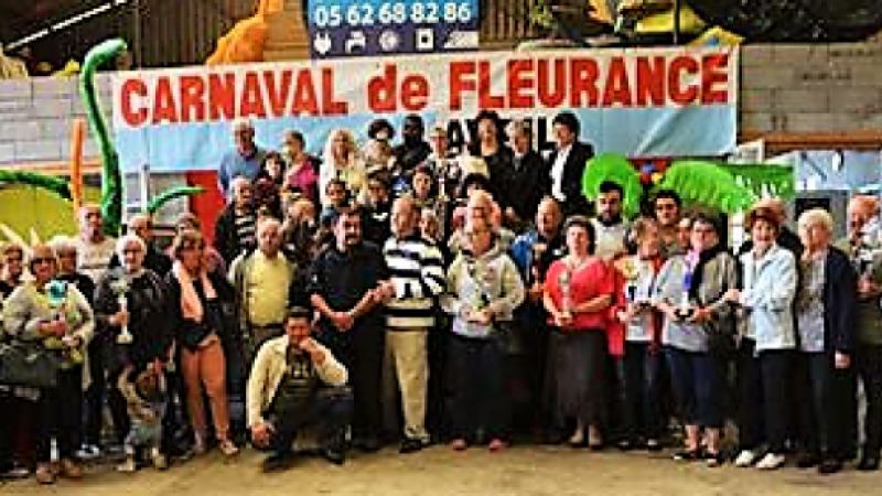Fleurance – Les bénévoles du carnaval en mode détente