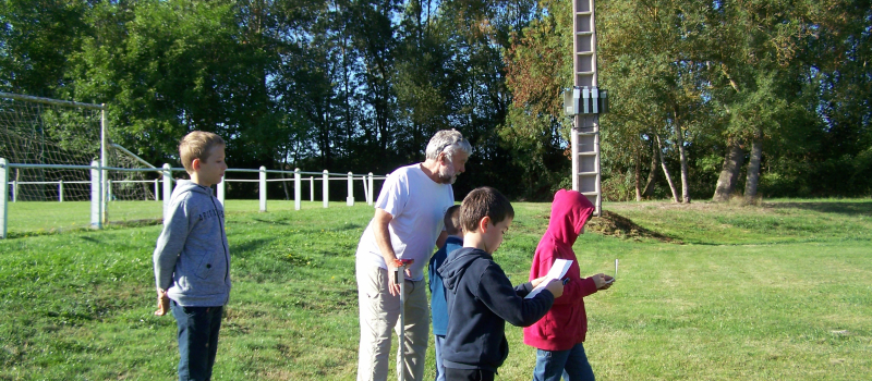 Course d'orientation organisée par l'association "L'Ouverture" à Mauvezin