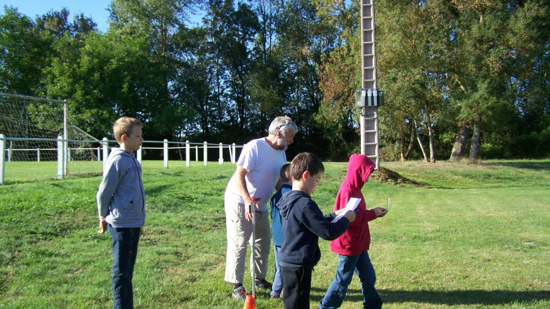 Course d'orientation organisée par l'association "L'Ouverture" à Mauvezin