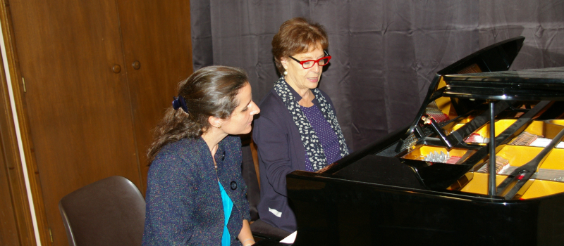Les cours de piano ont débuté mercredi matin