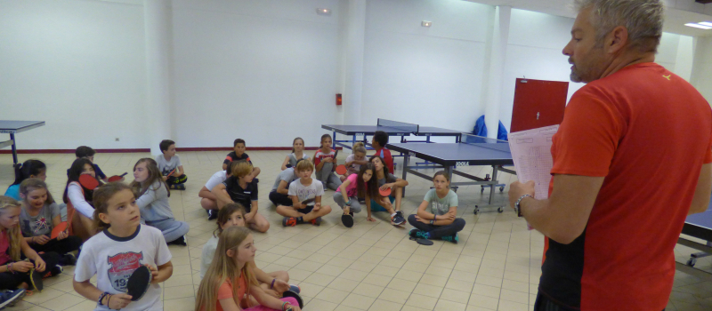 Tennis de table au collège de Marciac