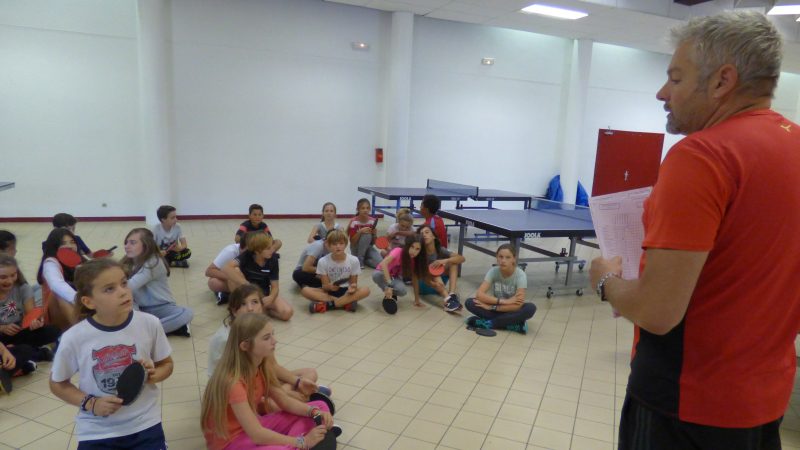 Tennis de table au collège de Marciac