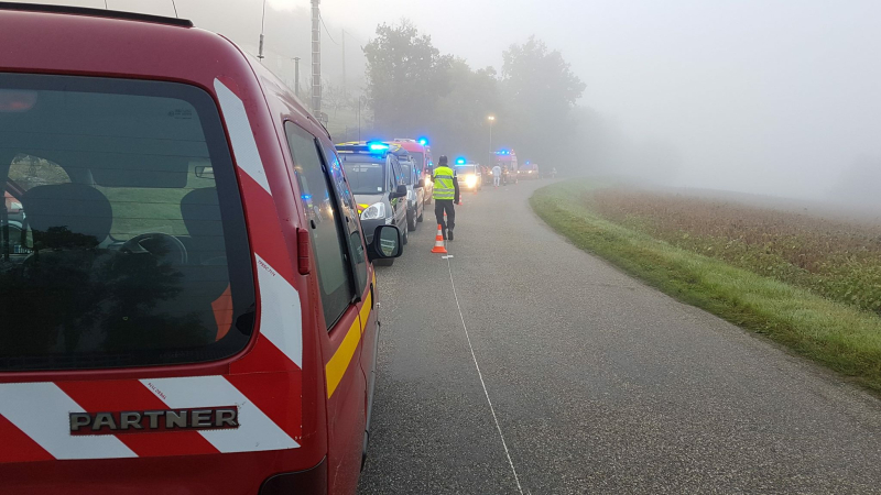 Un pilote de 2 roues grièvement blessé