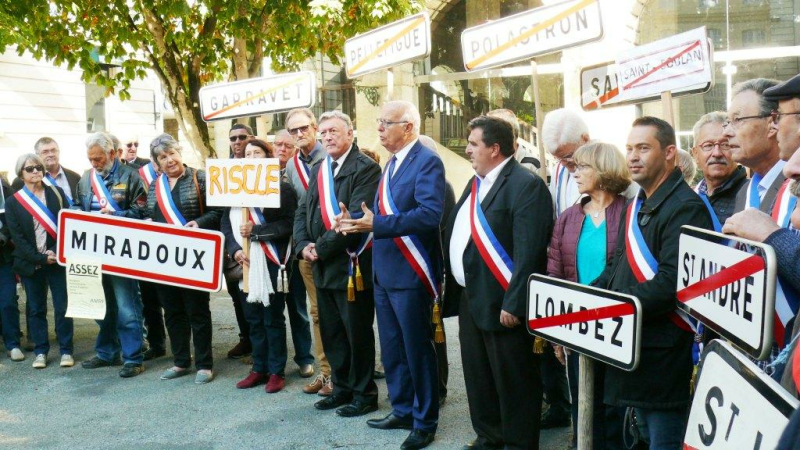 Mobilisation générale autour de la fermeture de cinq Trésoreries