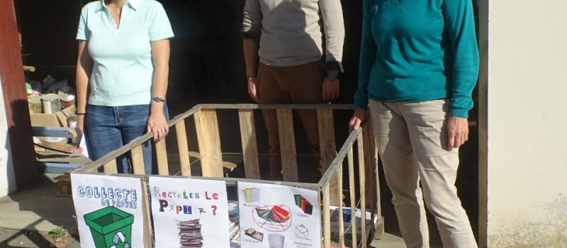 Une collecte de papier pour soutenir  financièrement les voyages scolaires 