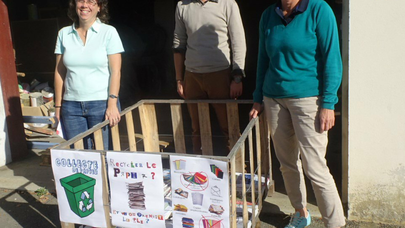 Une collecte de papier pour soutenir  financièrement les voyages scolaires 